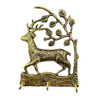 جاکلیدی برنجی برنزی غزال