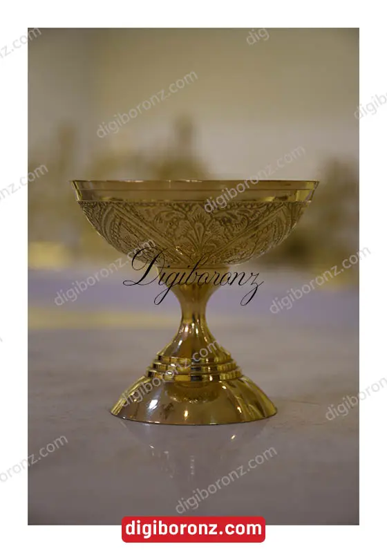 بستنی خوری برنجی برنزی هندی بدون قاشق