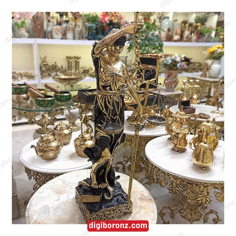 ترازو عدالت برنجی برنزی