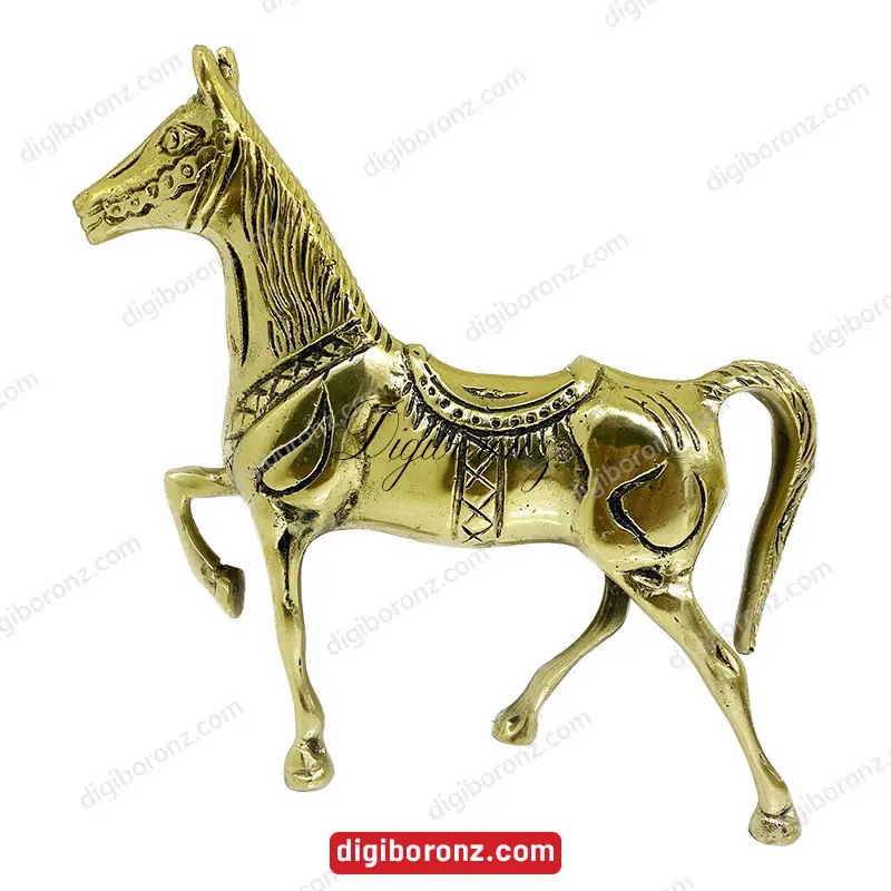 دکوری برنجی برنزی مدل اسب
